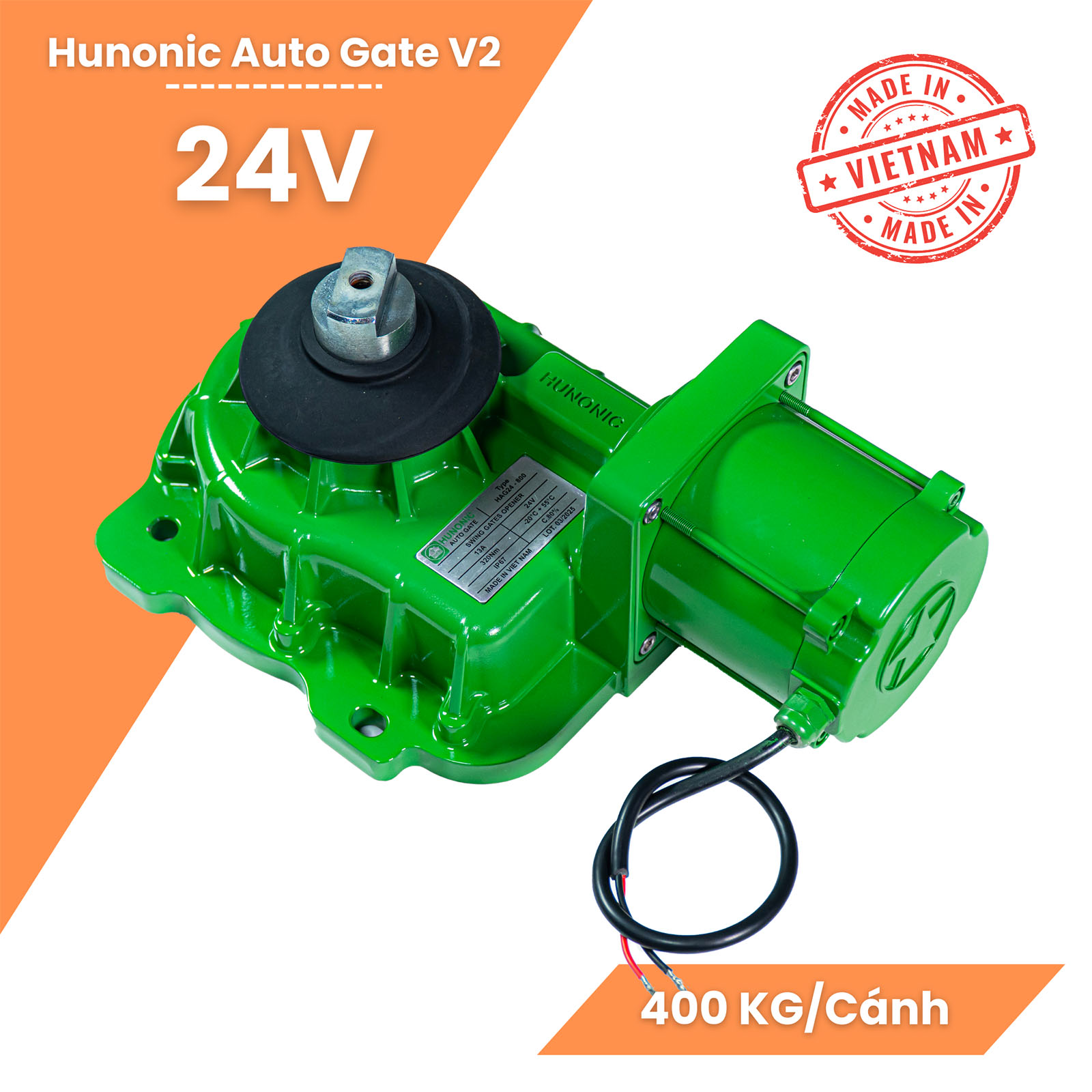 Cổng Tự Động Thông Minh Hunonic Auto Gate – Mở Cổng Qua 4G